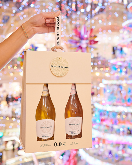 French Bloom's Sparkling Arrival at Galeries Lafayette Haussmann: A Holiday Elegance