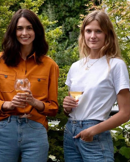 HARPER'S BAZAAR Constance Jablonski & Maggie Frerejean-Taittinger on Building French Bloom Together