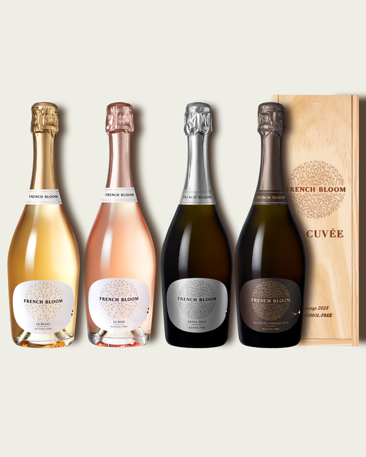 French Bloom Collection Le blanc, le rose, l'extra brut, la cuvée vintage 